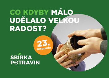 Sbírka potravin na podzim