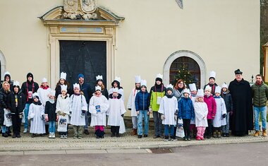 Koledování v Hlubokých Mašůvkách