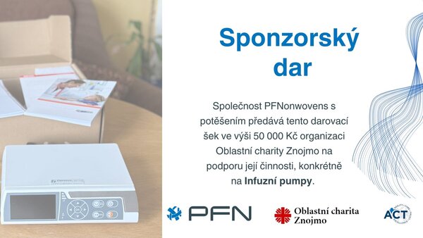 Sponzorský dar PF Nonowens