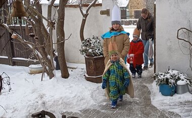 Koledování v Jiřicích u Moravských Budějovic