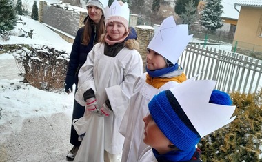 Koledování v Hlubokých Mašůvkách