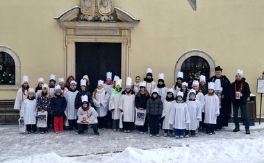 Koledování v Hlubokých Mašůvkách