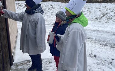 Koledování v Hlubokých Mašůvkách